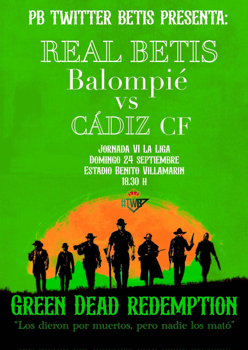 Hoy es día de BETIS, día de REDENCIÓN y la PEÑA lo sabe...
#REDEMPTIONDAY #PeñaTwBetis  #PitarraDay