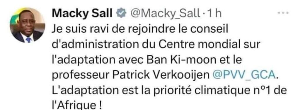 Les meilleurs ne chôment pas. Incontestablement, son Excellence est vraiment un homme d’état extrêmement bon. Pas étonnant qu’il soit aussi aimé et respecté. <a href="/Kebetubot/">Kebetu  🇸🇳</a> <a href="/Macky_Sall/">Macky Sall</a> <a href="/aliounetine16/">Alioune Tine</a> <a href="/kas_sall/">Tesla News</a> <a href="/SENEGALetNATURE/">Senegalais_Et_Nature</a> <a href="/EtendardR/">ETENDARDS REPUBLICAINS (#TenirDebout)</a> <a href="/BBYSenegal/">Takku Wallu Sénégal</a> <a href="/aidadpeters/">Aida Peters</a>