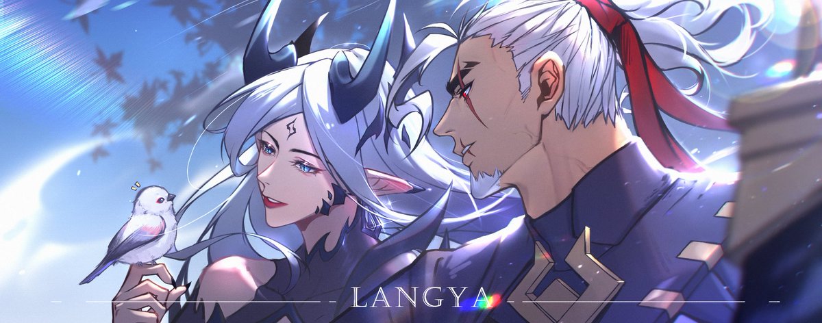 langya95's tweet photo. 闲暇之余～🕊
#oc https://t.co/CvDJqlYqsn