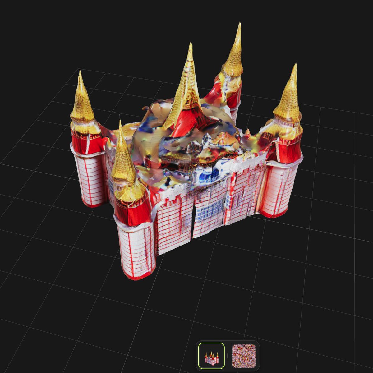 VeMZ4_'s tweet image. 日本のお城がつくりたいなぁ
AIのmeshyさん！meshyさん！出でよ！日本のお城ーーー！
#meshy