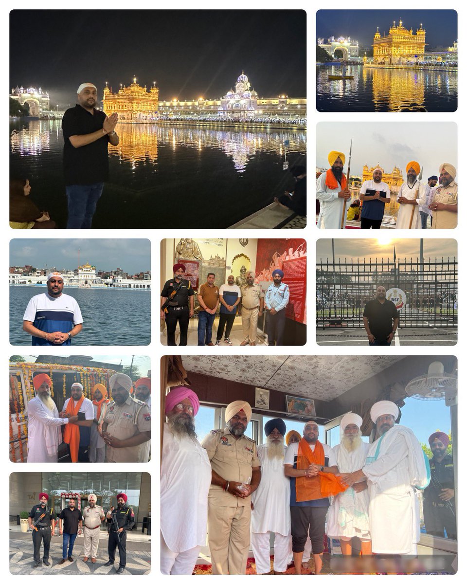 As I embark on my second leg of our <a href="/UKESG/">UK Elite Sports Group</a> #India visit, I have been privileged to visit the holy city of #Amritsar. 

I paid obeisance at the <a href="/GoldenTempleInd/">Golden Temple India</a> (Shri Harmandir Sahib) and was humbled to be seated in the sanctum sanctorum 🙏🏽🙏🏽