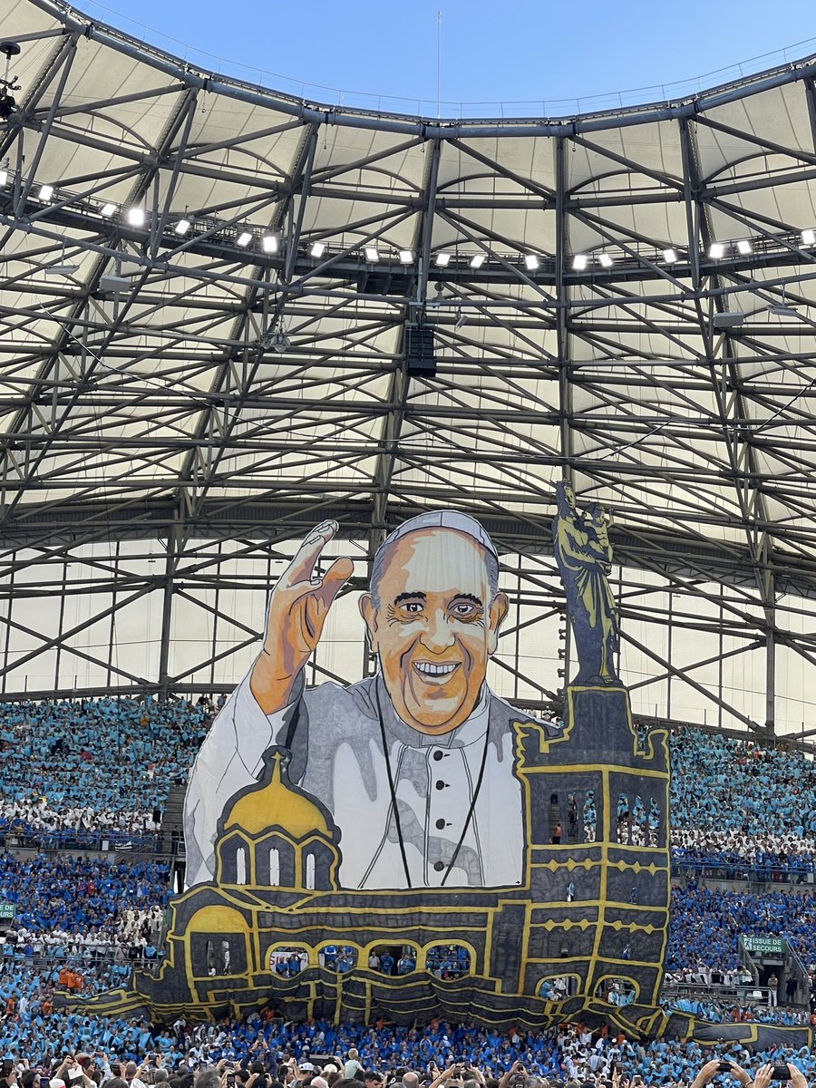 Merci 🙏 pour Tout ♥️ #papeFrancois #PapeMarseille #PapeAMarseille