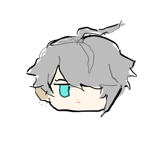 I tried to draw with my mouth and this is the funniest thing to me rn 