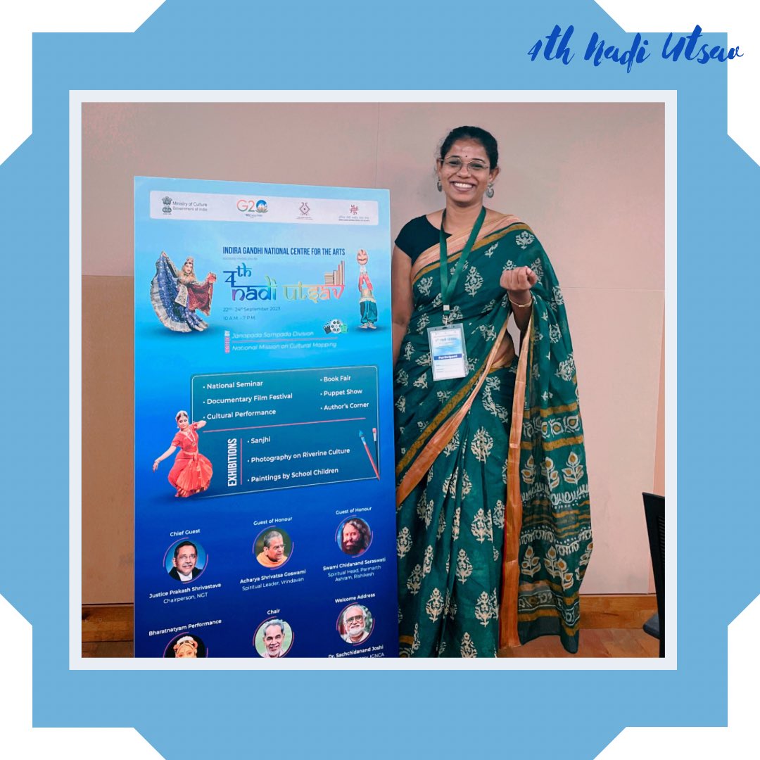 glory_roy's tweet photo. I presented a paper titled 'Revival of Indian Rivers' at the 4th Nadi Utsav, hosted by the Ministry of Culture. My focus was on the Bela Estate case study, and discussed sustainable solutions along the Yamuna floodplains.
#nadiutsav2023 #igncadelhi #ministryofcultureindia https://t.co/Lq5gjAvBuT