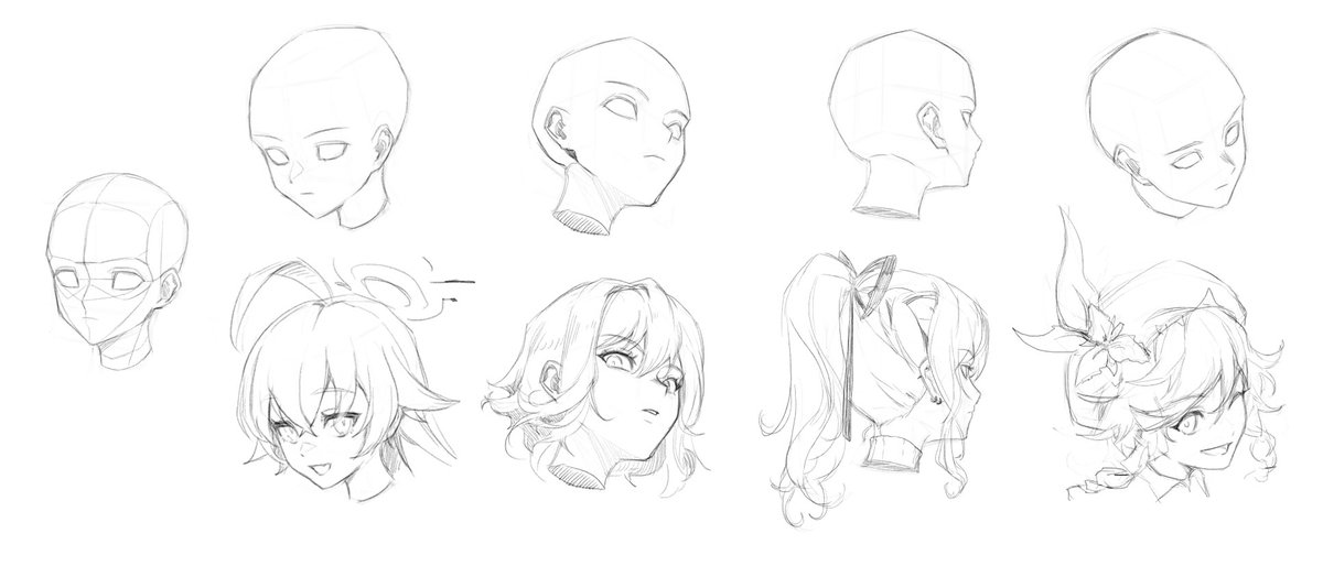 head drawing practice 