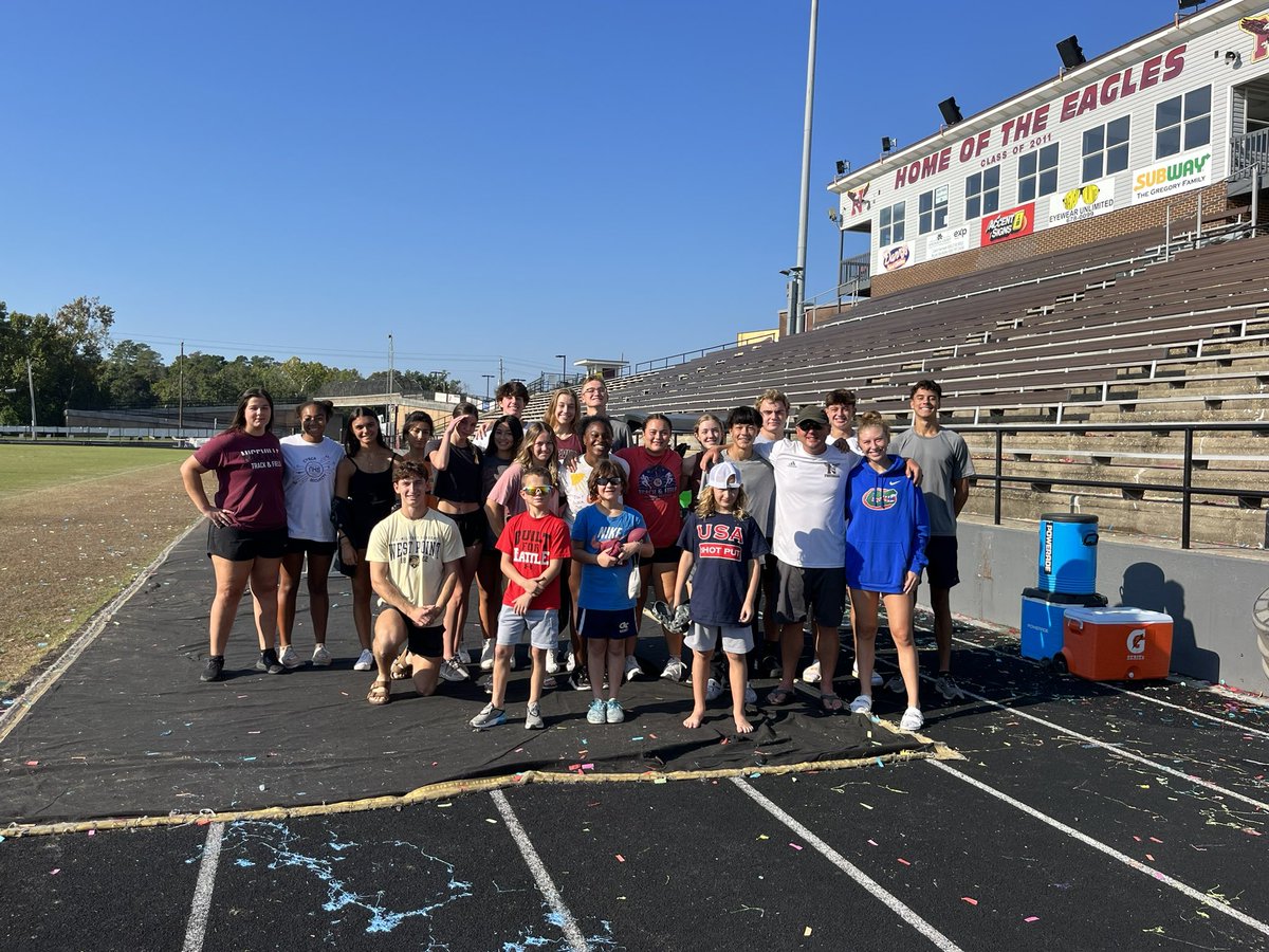 Niceville Track &amp; Field cleans the stadium after a 42-21  victory over Choctaw Football Friday night! 

Thank you to our athletes for putting in the sweat equity!  <a href="/todd_brigman/">Todd Brigman</a>