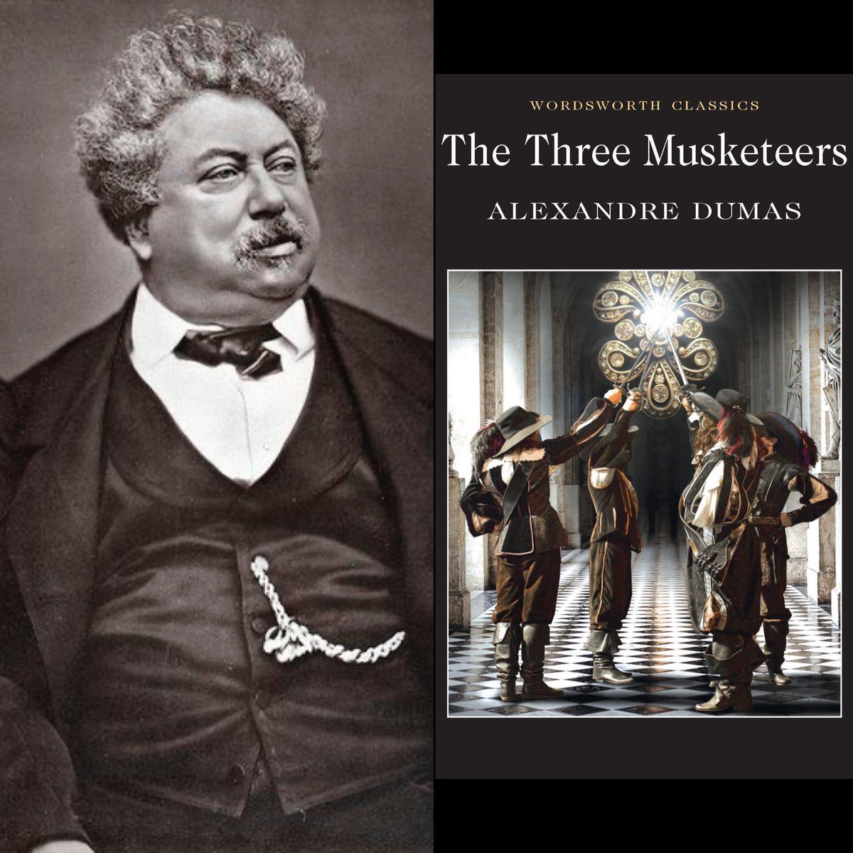 Did you know the author of  'The Three Musketeers', 'The Count of Monte Cristo' &amp;  'The Iron Mask' was a black writer called Alexander Dumas.

Alexandre Dumas, prolific writer of the 19th century, enjoyed immense success for his numerous historical chronicles, such as ‘The Three