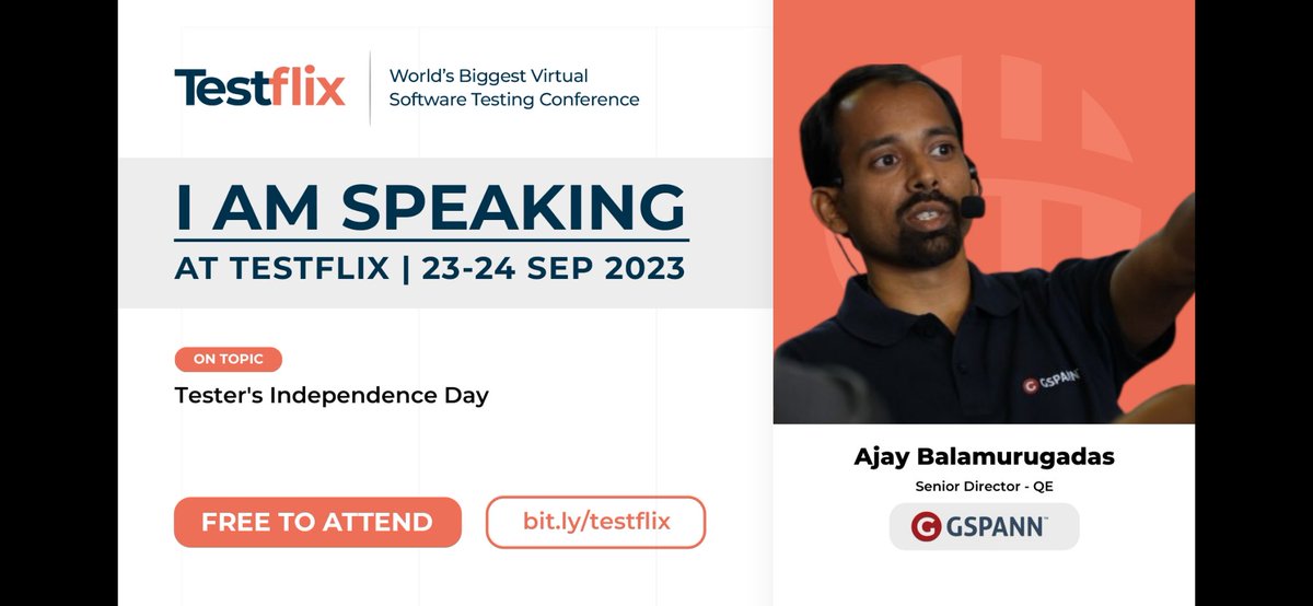 The last talk of #TestFlix

Will you be there? I will be waiting :)
@_thetest