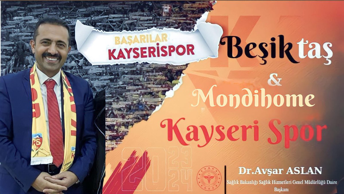 Bugün deplasmanda  Beşiktaş karşısında önemli bir maça çıkacak olan ruhi revanımız Kayserispor’a canı gönülden başarılar diliyorum.💛❤️
#KYSR
#BJKvKYS
#MondihomeKayserispor