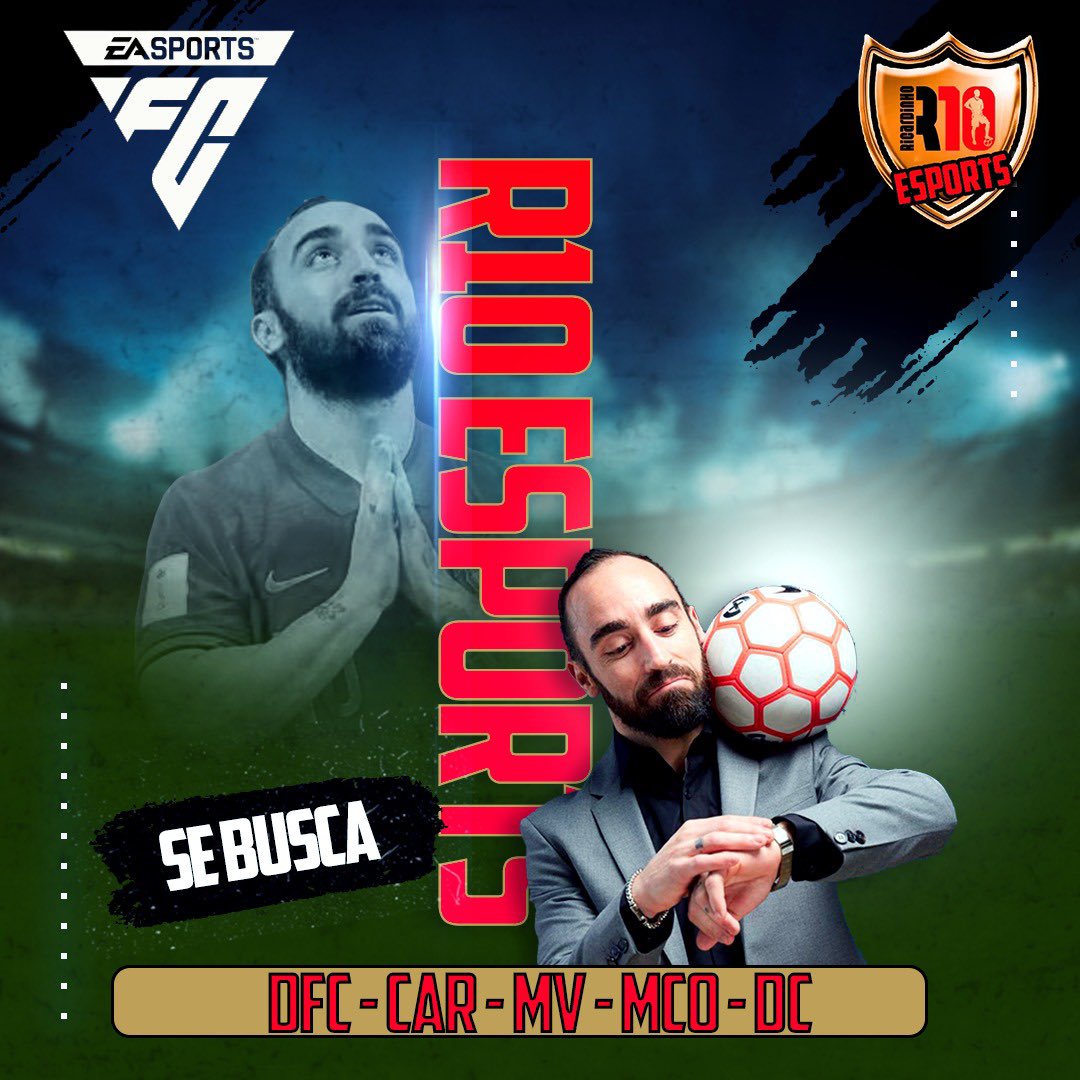 Buscamos jugadores para reforzar plantilla:

PS5 
🧱DFC
🏃CAR
🤹MV ambas bandas 
🧠MCO
🎯DC

Requisitos:
❤️Gente con compromiso 
⏰Disponibilidad L a J de 22 a 00
🎙️Micro
🔞+18
Interesados al MD 
@PLGeFootBall
<a href="/Ayudas_clubes/">Ayudas Clubes</a>
<a href="/_chocolate3000/">AYUDAS FIFA CHOCO3K🐦</a>
<a href="/AyudasCPro/">Ayudas Clubes Pro</a> 
<a href="/FichajesAyudas/">Ayudas Fichajes</a>
