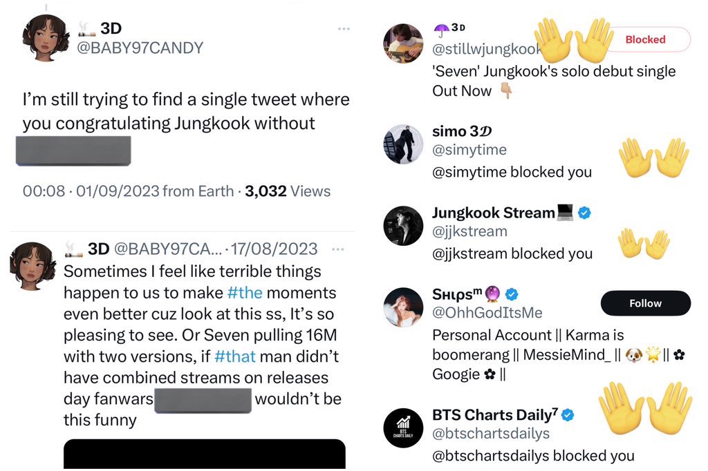 jiminiemelody's tweet photo. .@btschartsdailys blocked me when all I did is questioning the transparency of them as one of the biggest fanbases without disrespecting any members or harassing them. I heard they also blocked a lot OT7 JM-Biased and any Armys who called them out.

They also posted to defend themselves then retweeted JK Akgaes/ Jimin vile anti who defended them, the same account who called JM with animal name and also hating on other members and they’re besties with JM vilest antis…. 

My question is how come ya all OT7 especially fanbases never block or been blocked by these akgaes…I can tell you its because you never defend Jimin or calling them out and also never report for him!!!

Armys so you once again gonna turn a blind eye on this or 7 is what you mean by loving all 7 equally??? 

I am so upset and my hands are shaking and I’m trying to calm myself down 😭