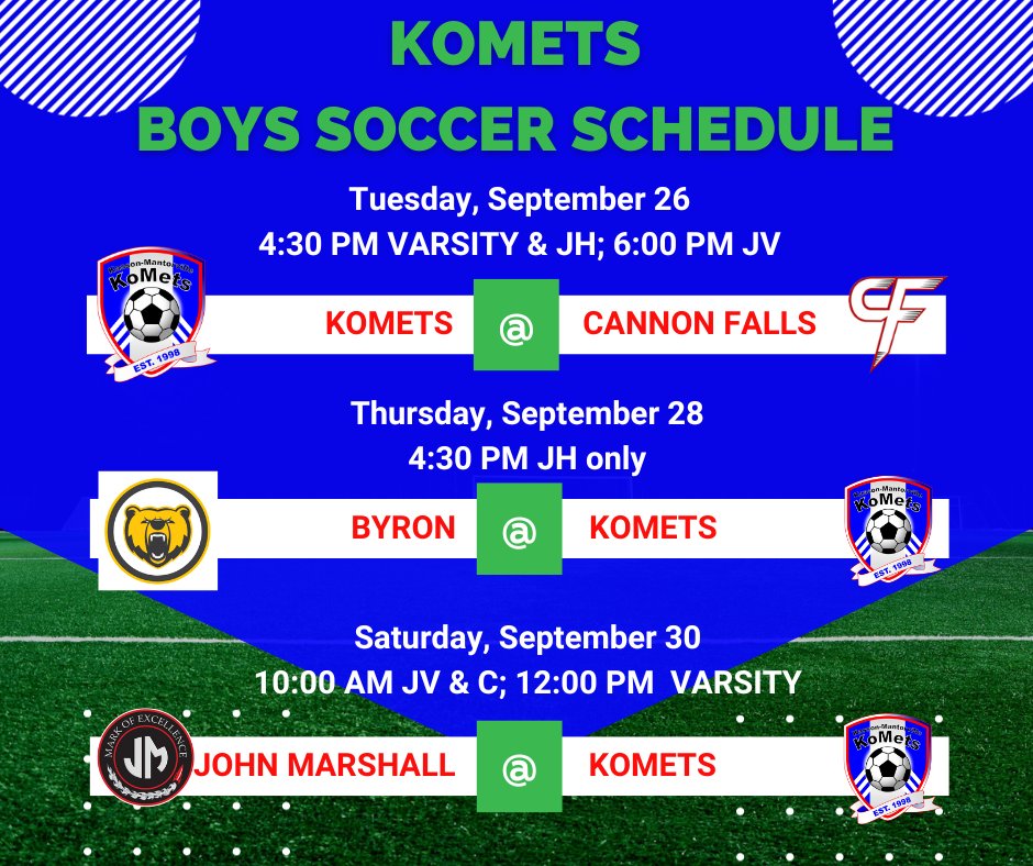 KoMet Boys Soccer (@km_boys_soccer) on Twitter photo Come cheer on the Komets! <a href="/KM_Activities/">KM Activities</a> <a href="/KM_KPD/">KPD</a>  <a href="/CBlack555/">Corey Black</a> Come cheer on the Komets! <a href="/KM_Activities/">KM Activities</a> <a href="/KM_KPD/">KPD</a>  <a href="/CBlack555/">Corey Black</a>