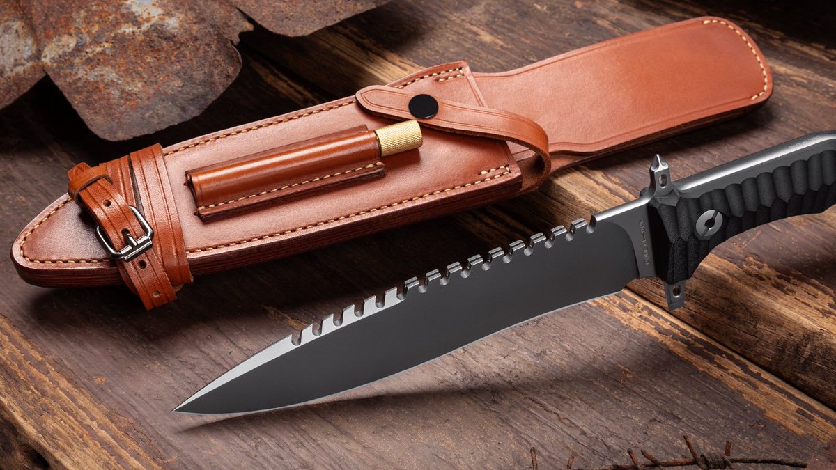 KdoMagazin's tweet photo. Taktisches #Messer: Dietmar #Pohl designte das #LEGACY anlässlich des 40-jährigen Jubiläum des Films #FirstBlood. Das neue MK-9 LEGACY wird ab heute 17.00 Uhr bestellbar sein. Bitte beachten Sie unbedingt die auf https://t.co/CpNrkr5xpz genannten Bestellinformationen. #pohlforce https://t.co/IeB058GqgT