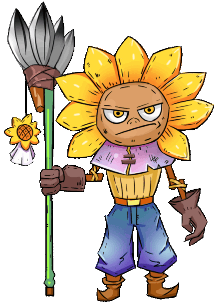 Sunflower warrior has logged into Origin Island, he can increase sunflower production and when you plant sunflowers, you have a certain probability of obtaining mutations.