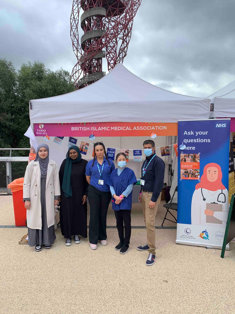 BritishIMA's tweet photo. Undertaking blood pressure checks at the #WorldHalalFoodFestival today! 🩸
Find us at Stand B3!
#WHFF #London #LondonStadium https://t.co/gz4RCOaoSO