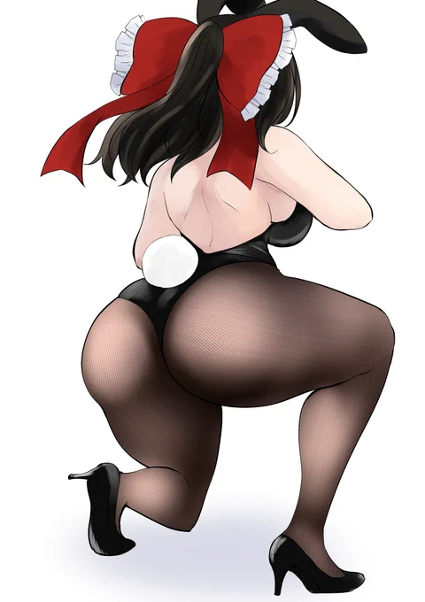 #ぶんれいファンアート霊夢さんのだらし無いおケツ 