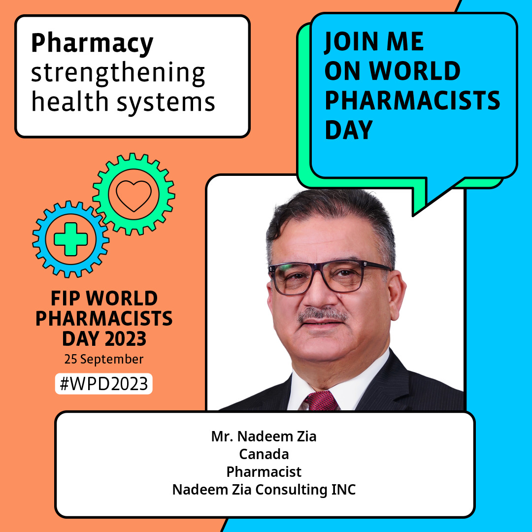 Happy World Pharmacists Day! #WPD2023 

“Pharmacy strengthening health systems” is the theme of WPD this year, highlighting the critical role of pharmacy.  😊
#FIP2023 
#Pharmacists #WorldPharmacistDay #Canada