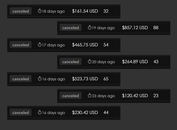dxdarkhere's tweet photo. @itchio = Scammers.
I'm attaching the screenshots of people who want to withdraw their money from this 💩 website, but blocked for nothing.
⚠️Never sell here! ⚠️
We will get down this website if @moonscript (Leaf Corcoran) does not refund these users.
#itchio #leafcorcoran #scam https://t.co/ThSlF1kXz1