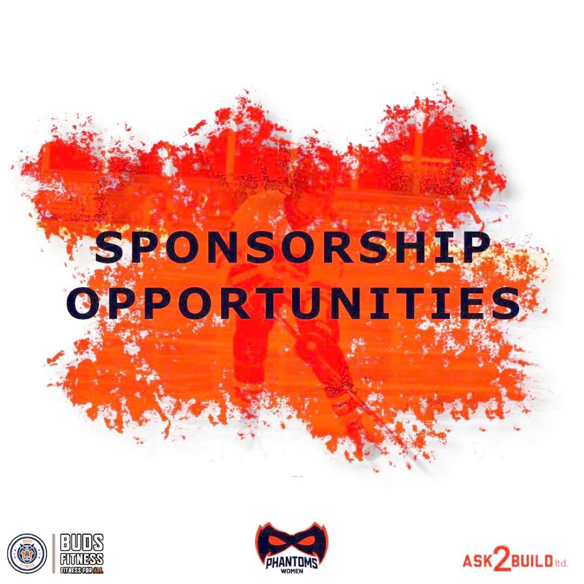 📈 Sponsorship opportunities 📈
There is still time to become an official sponsor of Peterborough Phantoms Women!
We still have fantastic sponsorship packages available including kit &amp; social media branding.
For more info email danielle.duguid@yahoo.co.uk

#PhantomsWomen