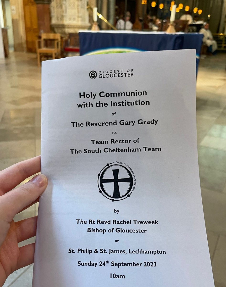 Feeling blessed 😊🙏 @glosdioc <a href="/BishGloucester/">Rachel Treweek</a>