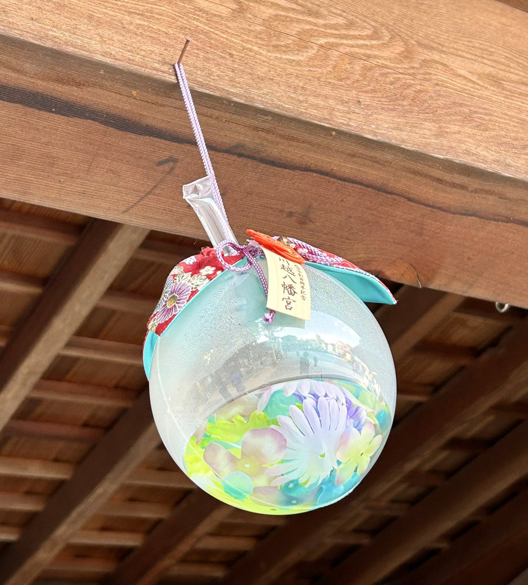 pypypanda's tweet image. 乗換の川越で神社に行きました、華やか🌸
目の神様拝みたかったので次回は必ず🙏