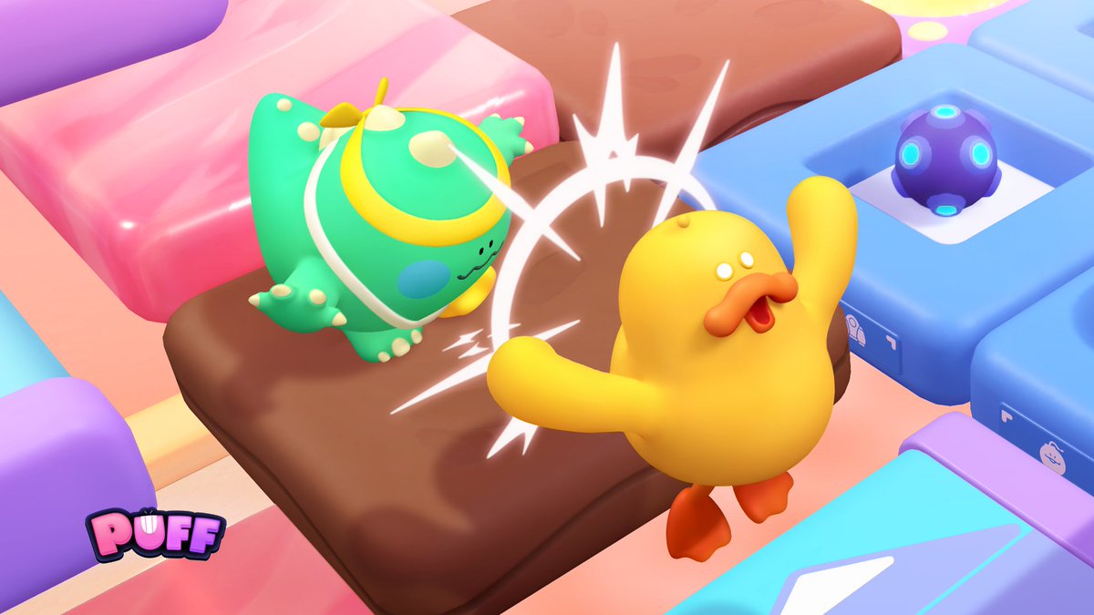 Skill up &amp; always be the game master to conquer every #PuffGo match 🏆

✊ #SkilltoEarn more every day to experience &amp; get familiar w/ all 16 gameplays
🤼 Protect yourself but also attack proactively &amp; wisely to win
🦖 Partner up to learn from each other

Go for the WIN!