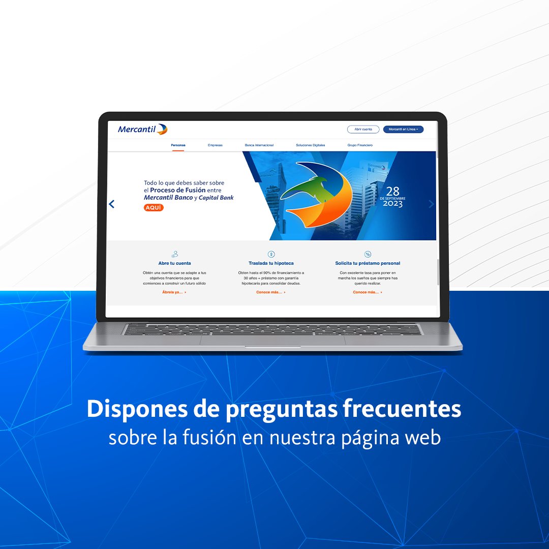 Mercantilbanpa's tweet photo. Planifica con anticipación tus transacciones en nuestra fusión.
Conoce más en nuestra página web y haciendo clic en el link de nuestro perfil.
#MercantilBancoPanama #CapitalBank #Panama #BancaPanameña #PTY #Funsion #TransferenciasACH https://t.co/cxic23g3yA