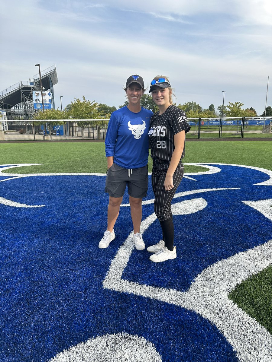 Thank you <a href="/UBBullssoftball/">Buffalo Softball</a> for hosting such a fun and organized camp yesterday! You’re new facility was beautiful and I enjoyed meeting everyone! <a href="/mikeruechel/">mike ruechel</a> <a href="/Steph_Roan6/">Steph Roan</a> @GoodcupaJoe @lasersilver06