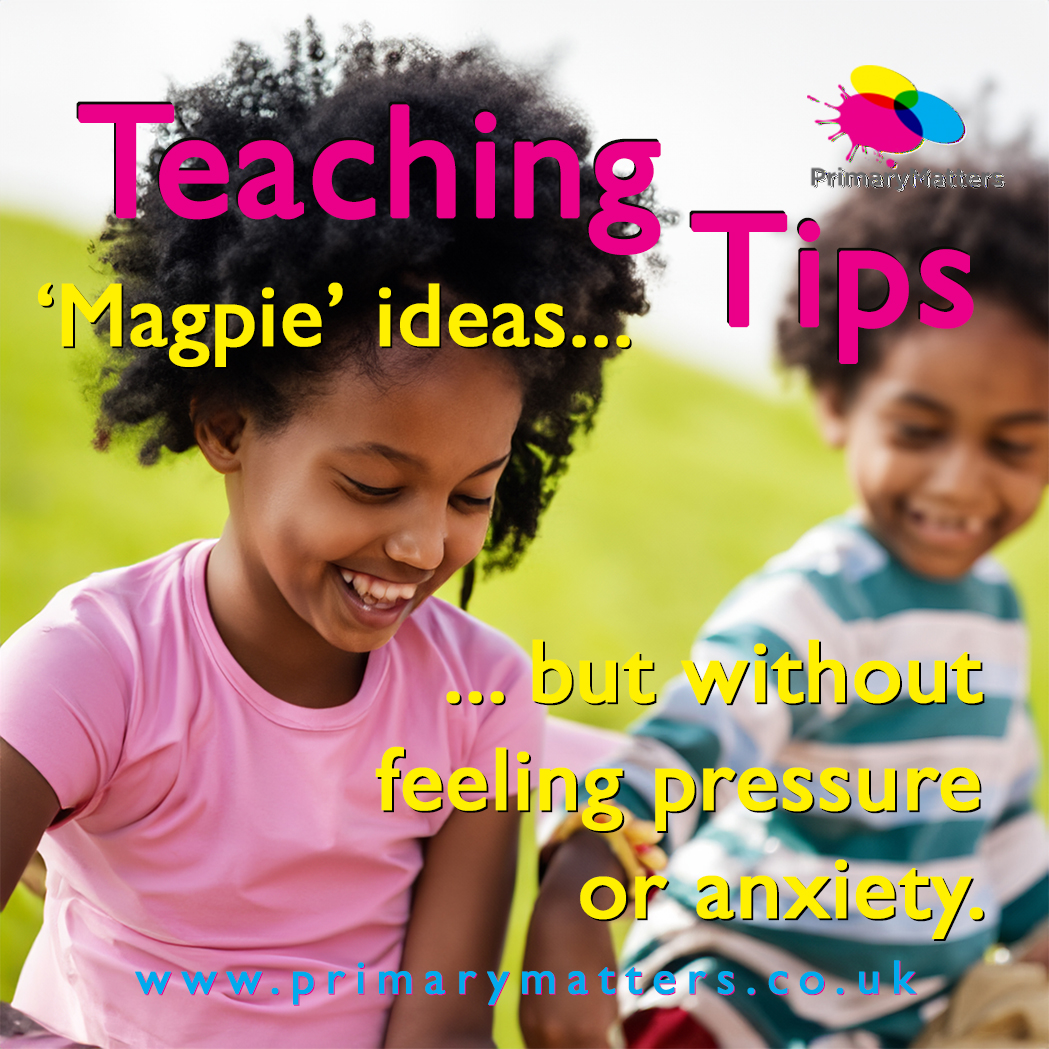 How can I allow children to 'magpie' ideas from each other without them feeling pressure or anxiety?  One easy method, that has proved popular with children, is 'gallery':
tinyurl.com/ys3nsfj3
#primarymatters
