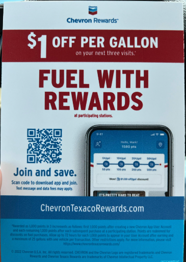JudyMiller7052's tweet photo. Download the Chevron app and get instant savings. with $1 off per gallon on your next three visits. install &amp; Register in the Chevron App-Get Fuel and Get Rewards. #Chevron #EarnMoneyOnline #Rewards #makemoney #makemoneyonline2023 https://t.co/EC3hOFKxoe