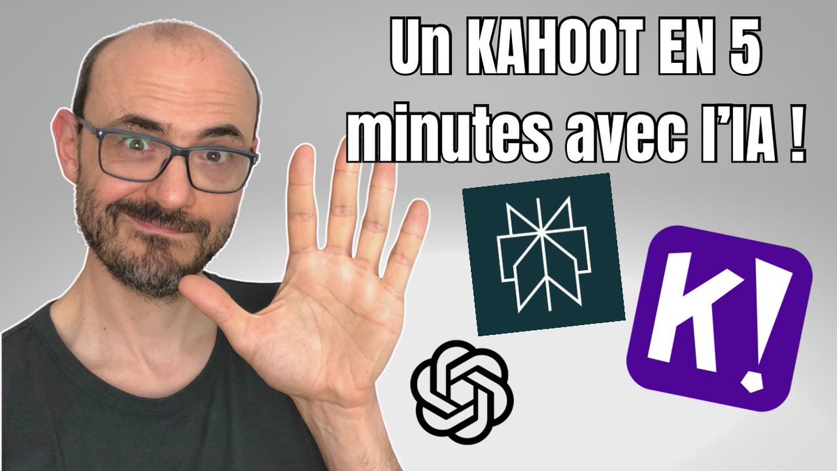 🚨Nouvelle vidéo TUTO numérique ! 🚨
Créez un <a href="/Kahoot/">Kahoot!</a> en 5 minutes avec l'IA (<a href="/perplexity_ai/">Perplexity</a>) ! 
L'IA peut vous aider ! Et cela fait gagner BEAUCOUP de temps !😝
Comme d'habitude, on partage si on aime ! ❤️
👇 Lien ici 👇
youtu.be/b45uiGAwvs8