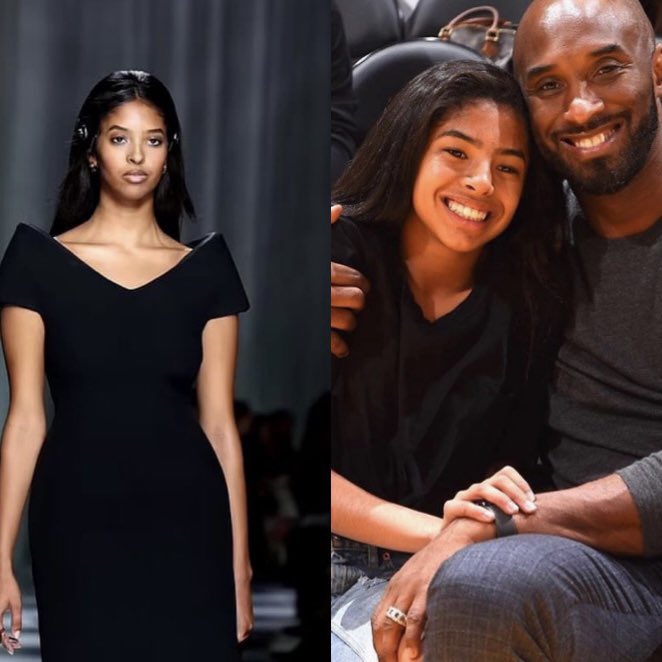 Kobe Bryant'ın 20 yaşındaki kızı Natalia, Milano Moda Haftası'nda podyumda yürüdü.
