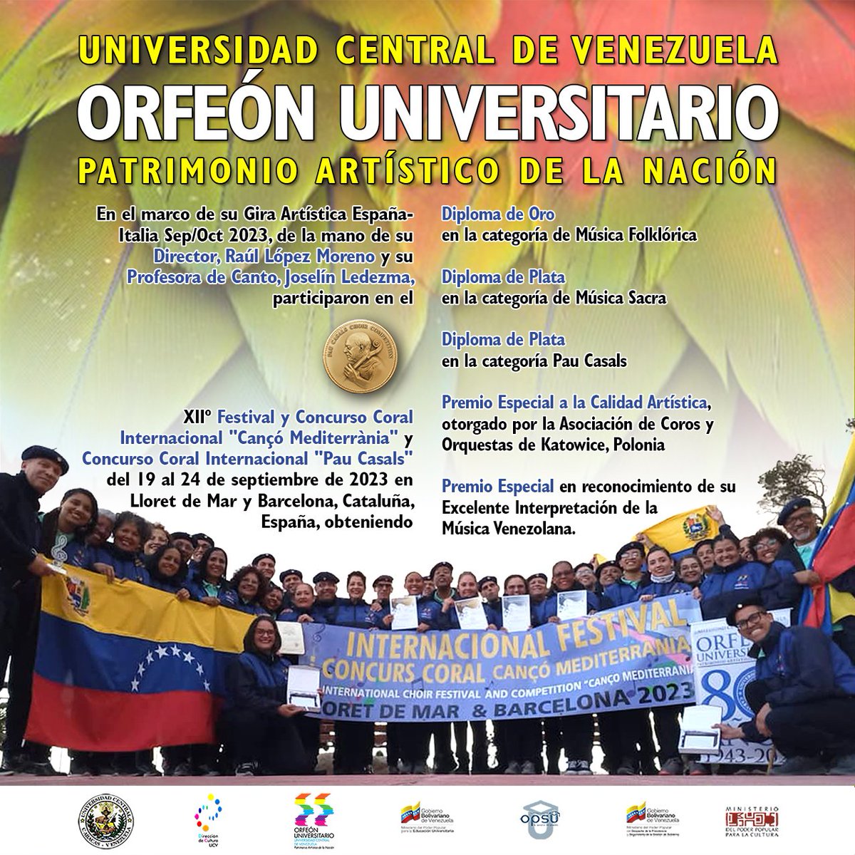 Orfeon_UCV's tweet image. #OrfeónUCV80Aniversario