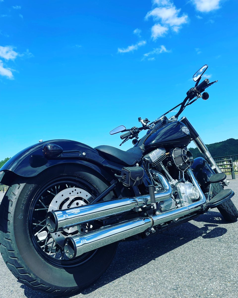 MAYAROCKer's tweet photo. 今日はバイク日和でした☀️

#harleydavidson
#fls
#softailslim https://t.co/qZsOPZQ8nF