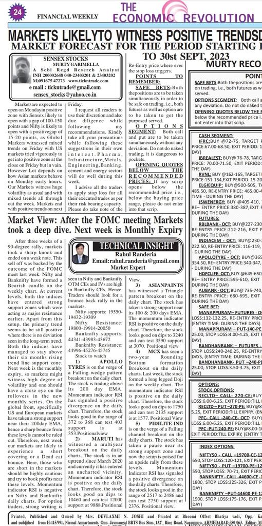 RahulRanderia's tweet image. #TECHNICALINSIGHT for next week. 
#nse #bse #nifty #banknifty @GarvModi70
@nakulvibhor
@kuttrapali26
@siddhant900
@Ishan_Narayan_
@VijayThk
@caniravkaria
@rachitpjain
@Rishikesh_ADX
@chartmojo
@Breakoutrade94