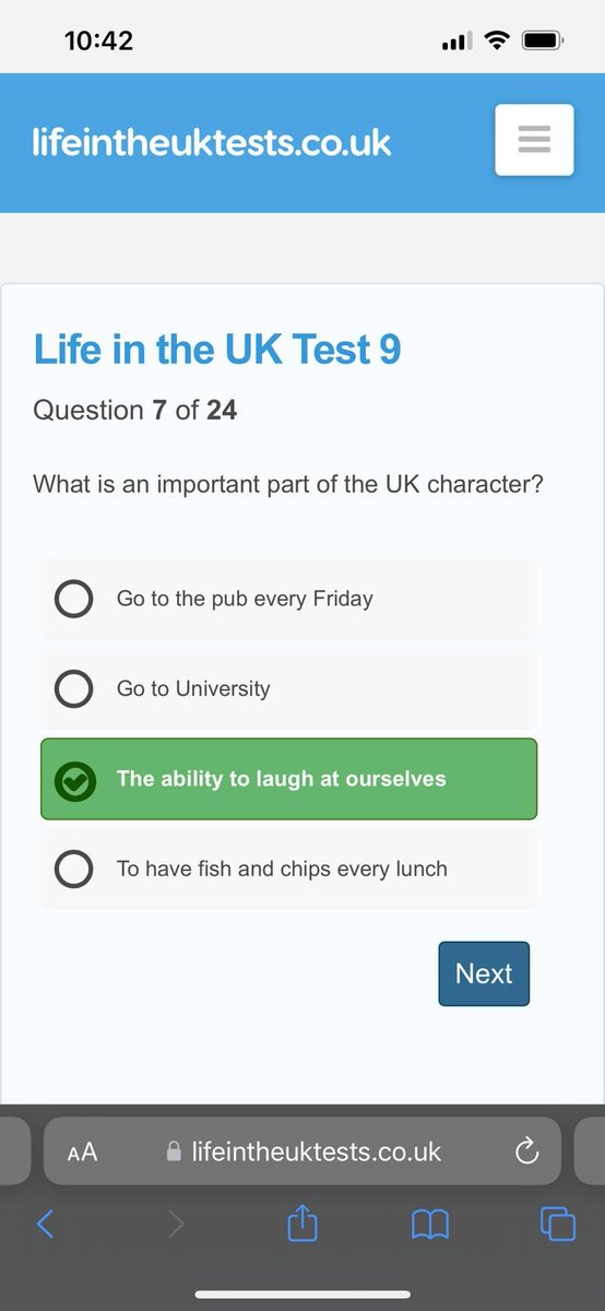 Love that to pass our national citizenship test you have to agree we like to have a good laugh at ourselves or we'll fucking deport you