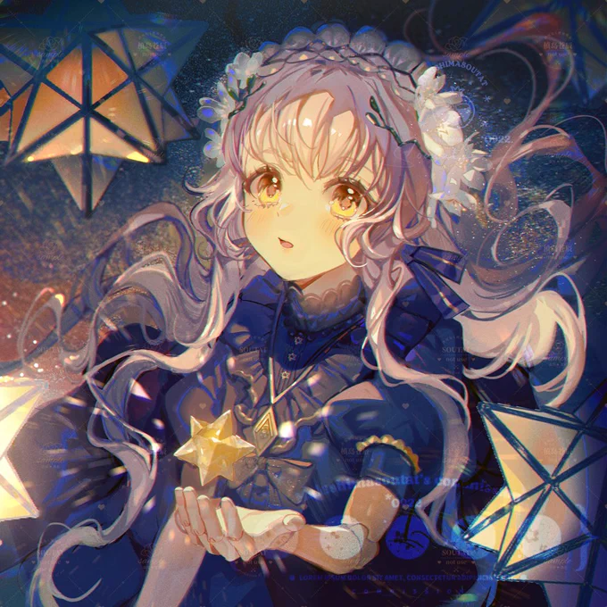 #星尘 星が光る描画方法试了下画放射光,因为觉得效果很好出了个教程,希望对大家有帮助 