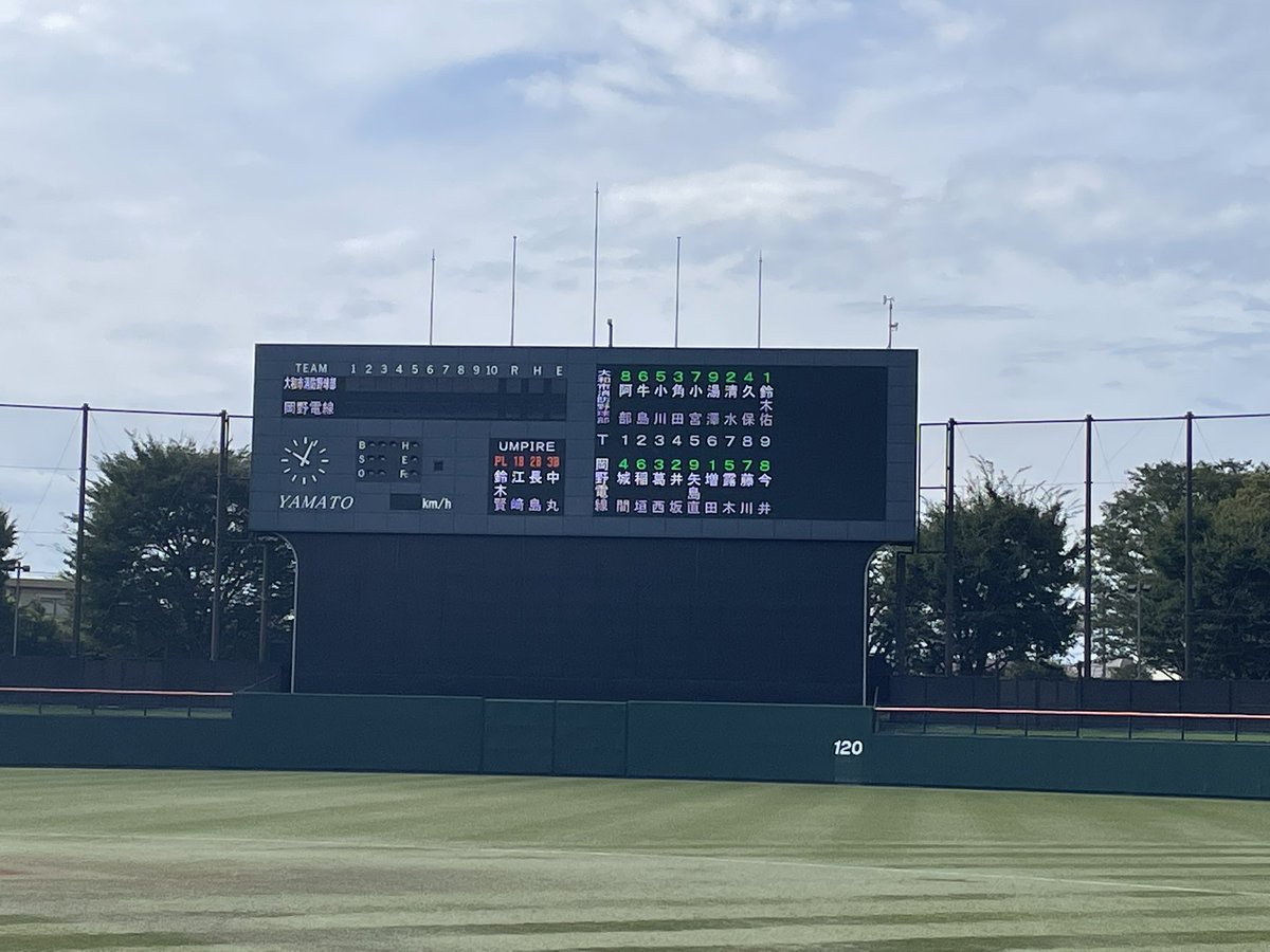 本日大和市Aクラス最終戦。
1-5で勝利。
大和市消防野球部様ありがとうございました。

県大会以降全く点が取れず勝てず、来年の権利はない為、一からやり直し。

今日はエースが今シーズン最速145キロを記録👍
彼は本気で投げたらバケモノなんだが…