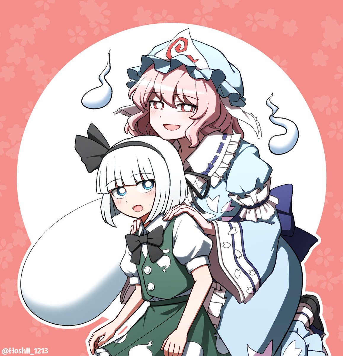 東方giftもふもふ 西行寺幽々子/魂魄妖夢ゆゆこ＆ようむ 東方Project