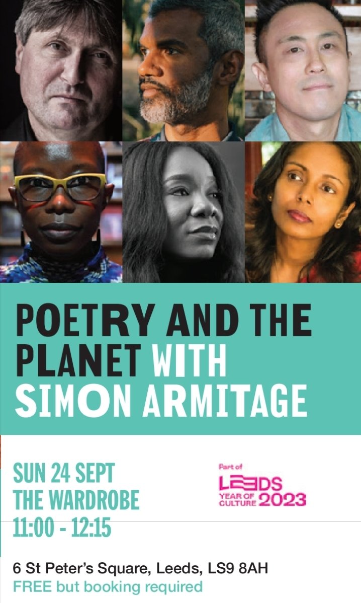 BelizeLibrarian's tweet photo. Happening Now!
Poets from the UK, Trinidad, New Zealand, Belize, Canada/Nigeria, Sri Lanka and Wales discuss climate change, poetry and what this planet means to us.
@bbccslfest
#containsstronglanguage https://t.co/WIgimsHOJT