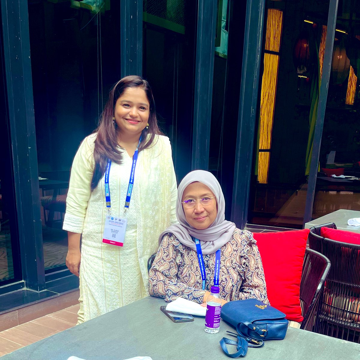 Pleasure to meet @LilyMshar @apcmispd2023 @ISPD1 in #NewDelhi ! Inspired to know there are 400 patients on Peritoneal Dialysis in Malaysia. Would love to promote #peritonealdialysis in #India . Next ISPD-APCM would be in Malaysia!