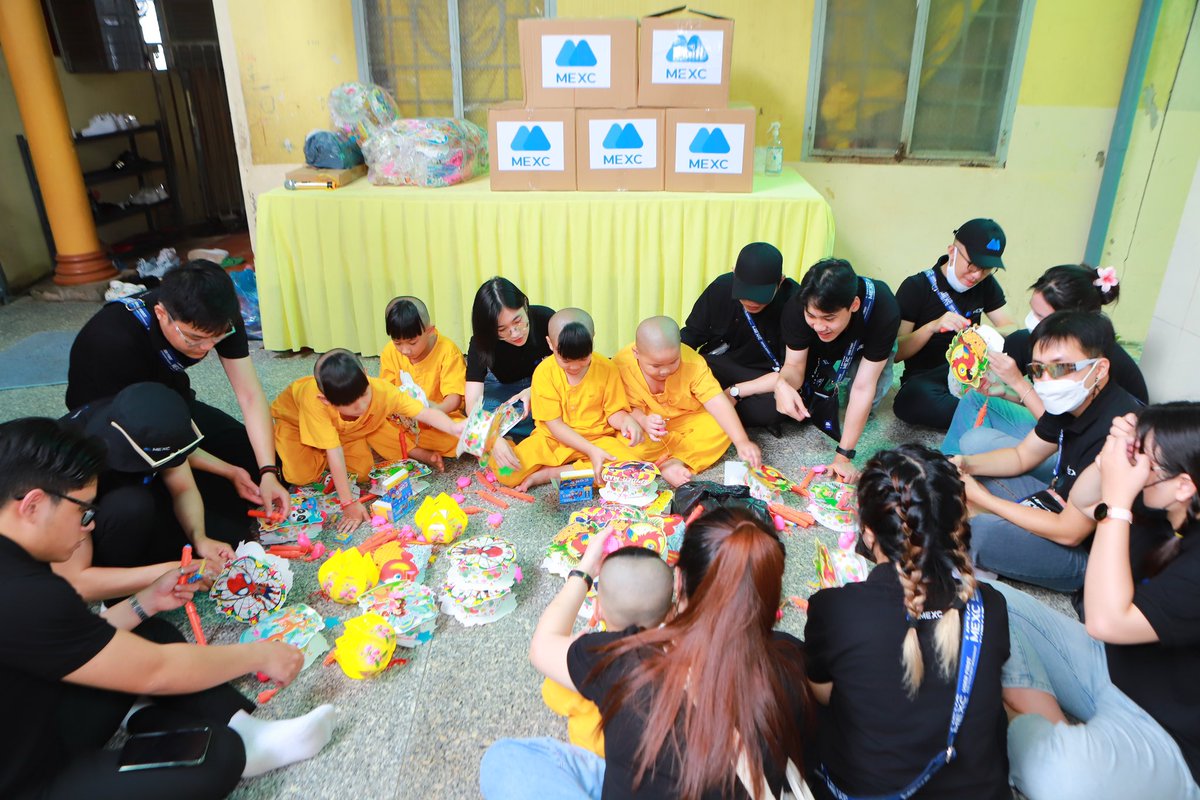 On September 23, 2023, the <a href="/MEXCVietnam/">🇻🇳 MEXC Việt Nam</a> team visited the Mái ấm Chùa Phật Minh temple to celebrate the #MidAutumnFestival with the kids there.

These special moments were filled with warmth and love, and we would like to share them with you! 🏮🌕

Before the release of the