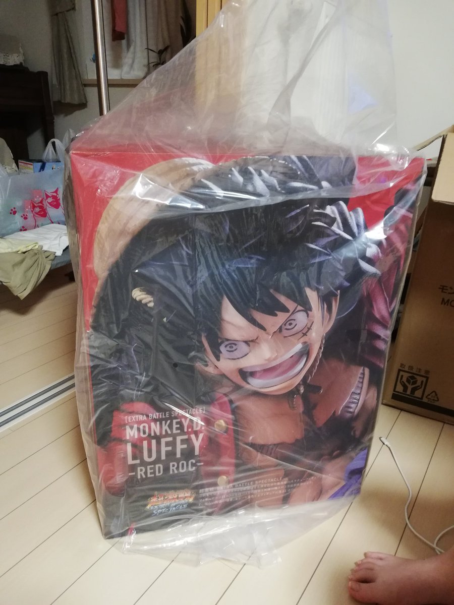 ____o53bn's tweet photo. 届いたー!
けど、なまら箱デカイ😅
#ワンピース
#フィギュアーツZERO
#REDROC
#ルフィ https://t.co/EOJbqPTO9g