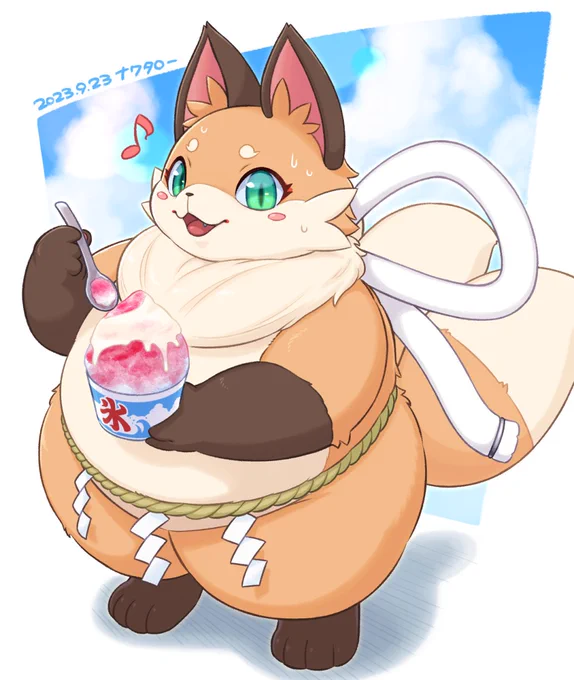 残暑のツナマヨちゃん 