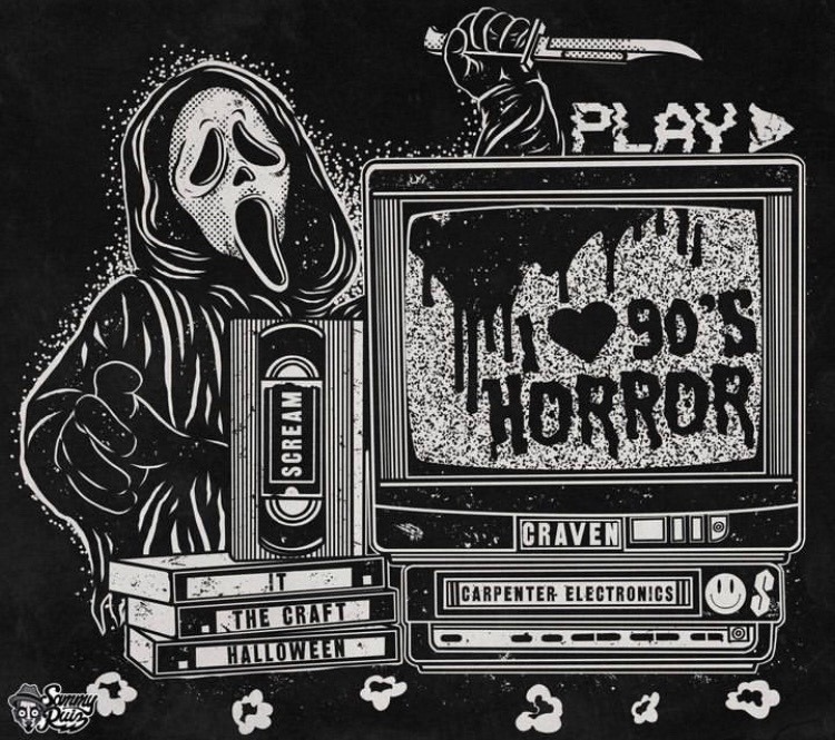 deathndhorror's tweet image. I love 90&apos;s horror 🖤