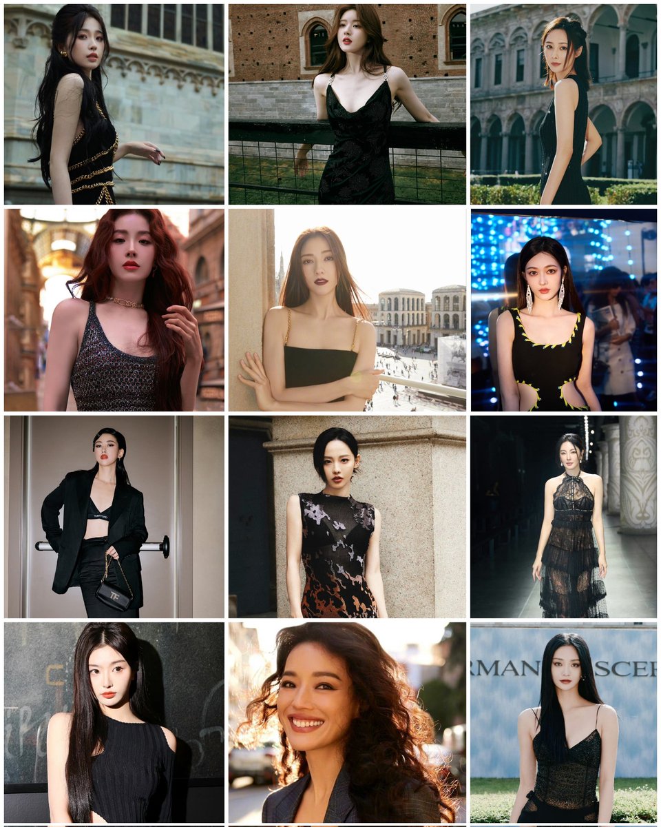 Chinese female celebrities at Milan fashion week Who's look do you like the most....
#YuShuxin #Zhaolusi #Lichun #Yuyan #NaRan #Lutingyu #ZhuZhu #zhangjiani #zhangyuqi 
 #KongXueer #ShuQi #ZhouJieqiong
#Cpop