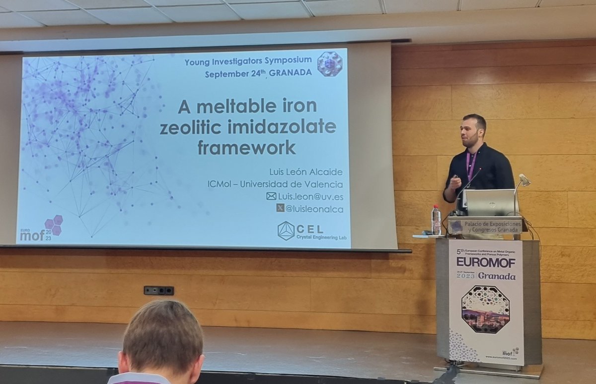 Carmen Fernández Conde (@cfdezconde) on Twitter photo Learning about new Fe-Glass via quenching Liquid Phase with <a href="/luisleonalca/">Luis León Alcaide</a>! Nice talk, good science and even better results!
Congrats
#YIS2023 #EUROMOF2023 Learning about new Fe-Glass via quenching Liquid Phase with <a href="/luisleonalca/">Luis León Alcaide</a>! Nice talk, good science and even better results!
Congrats
#YIS2023 #EUROMOF2023