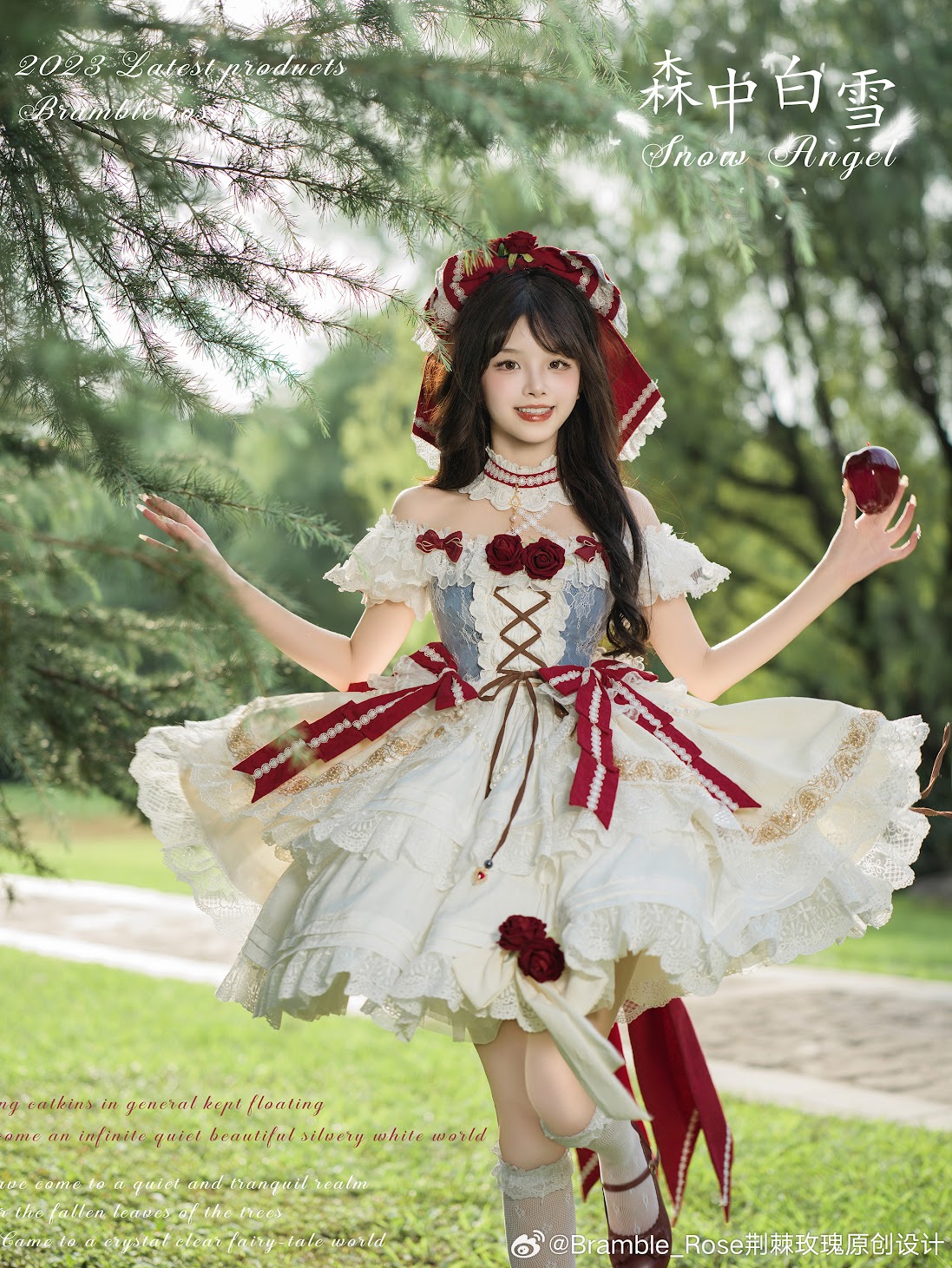 ロリィタ　白雪姫　姫ロリ ロリータ 白雪姫 ワンピース 2way 長袖 | ChouChou