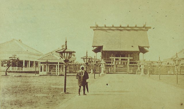 1872年　本殿竣工時の靖国神社