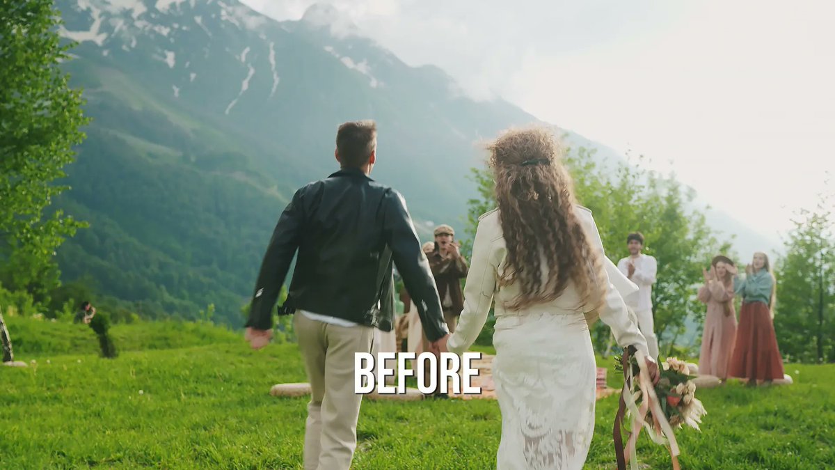 PureSoulWedding's tweet image. If we color grade the footages this is what it will look like!!
 #weddingvideography #weddingedit #wedding